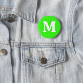 Neon Green Solid Color Button (Beispiel)