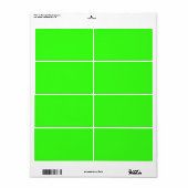 Neon Green Solid Color | Classic (Vorne)