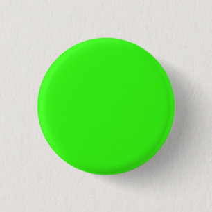 Neon Green Solid Color   Classic Button