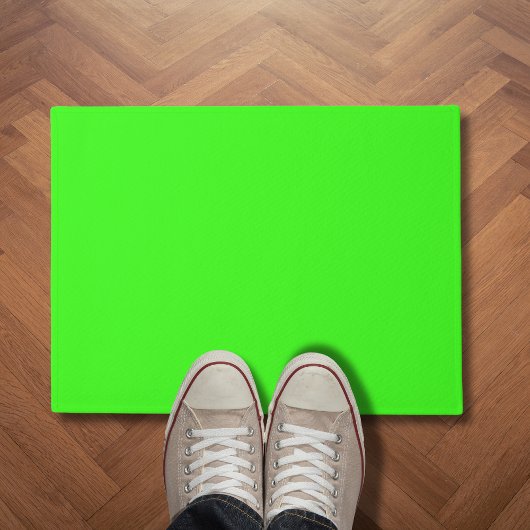 Neon Green Solid Color | Classic Fußmatte