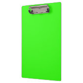 Neon Green Solid Color | Classic Klemmbrett (Links)