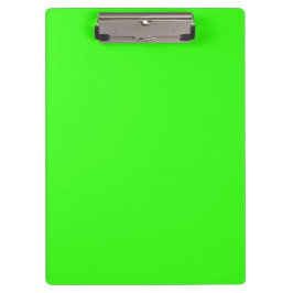 Neon Green Solid Color | Classic Klemmbrett