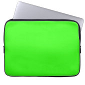 Neon Green Solid Color | Classic Laptopschutzhülle (Vorderseite)