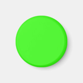 Neon Green Solid Color | Classic Magnet