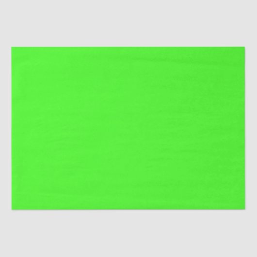 Neon Green Solid Color | Classic Seidenpapier (Vorderseite)