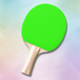 Neon Green Solid Color | Classic Tischtennis Schläger