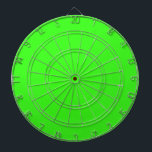 Neon Green Solid Color Dartscheibe<br><div class="desc">Neon grüne Solid-Farbe Moderne Farbe.</div>