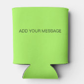 Neon Green Solid Color Dosenkühler (Rückseite)