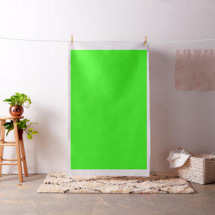 Neon Green Solid Color Fabric Stoff