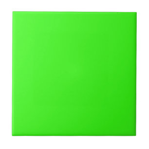 Neon Green Solid Color Fliese