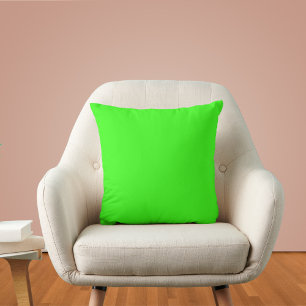 Neon Green Solid Color Kissen