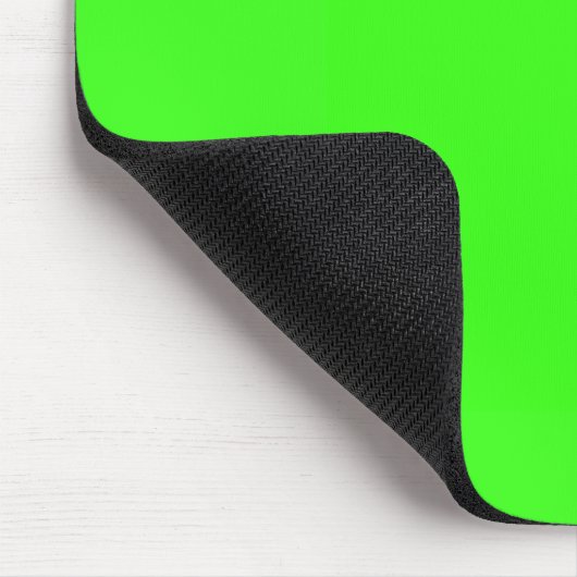 Neon Green Solid Color Mousepad (Ecke)