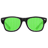 Neon Green Solid Color Partybrille (Vorderseite)