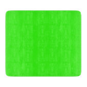 Neon Green Solid Color Schneidebrett (Vorderseite)