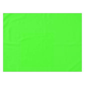 Neon Green Solid Color Tischdecke (Vorderseite (Horizontal))