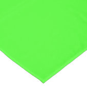 Neon Green Solid Color Tischdecke (Schrägansicht)