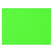 Neon Green Solid Color Tischdecke (Vorderseite (Horizontal))