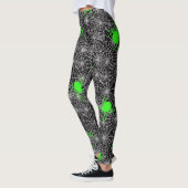 Neon Green Spider and Web Leggings (Links)