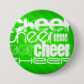 Neon Green Stripes Button (Vorderseite)
