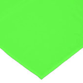 Neon Green Table Runner – Customizable Kurzer Tischläufer (Ecke)