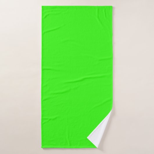 Neon Green Towel - Frische & frische Bäder Stil Badehandtuch (Badehandtuch)