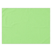 Neon Green und White Gingham Checkered Tischdecke (Vorderseite (Horizontal))
