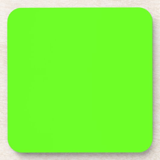 Neon Green Untersetzer (Vorderseite)