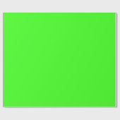 Neon Green Wrapping Paper Geschenkpapier (Flach)