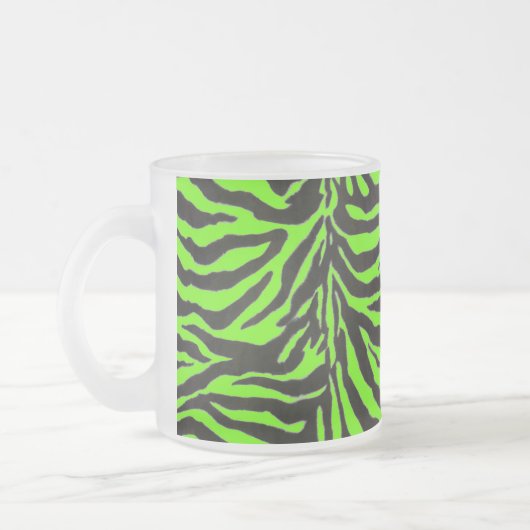Neon Green Zebra Skin Texture Background Mattglastasse (Links)