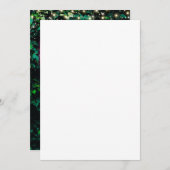 Neon Greenery Green Wall Lasst uns Party Einladung (Vorne/Hinten)