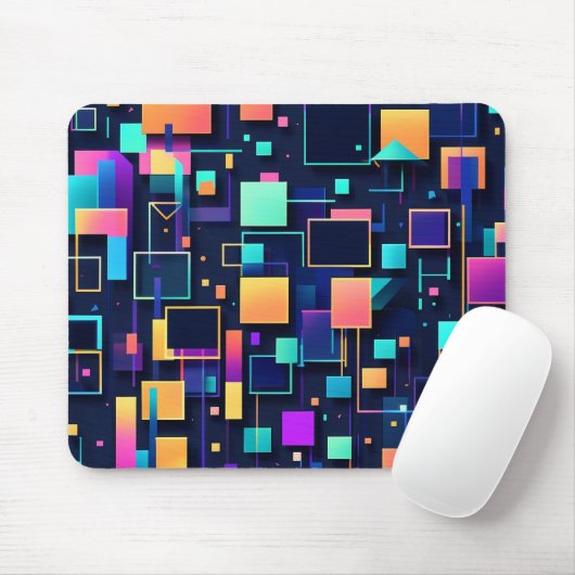 Neon Gridlock Mousepad (Mit Mouse)