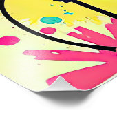 Neon Groove Collective – Psykedelisk Konst & Musik Fotodruck (Ecke)