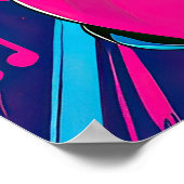 Neon Groove Collective – Psykedelisk Konst & Musik Poster (Ecke)