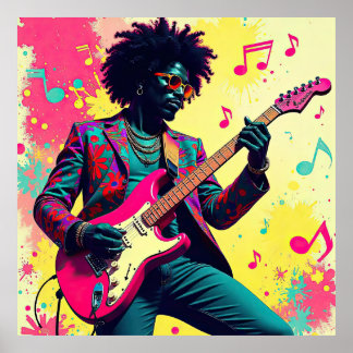 Neon Groove Collective – Psykedelisk Konst & Musik Poster