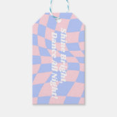 Neon Groovy Disco Geschenkanhänger (Vorderseite)