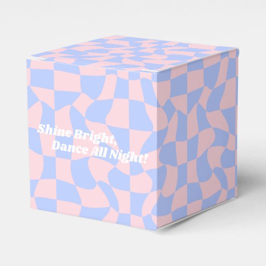 Neon Groovy Disco Geschenkschachtel (Vorderseite)