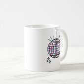 Neon Groovy Disco Kaffeetasse (VorderseiteRechts)