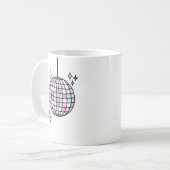 Neon Groovy Disco Kaffeetasse (Vorderseite Links)