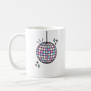 Neon Groovy Disco Kaffeetasse
