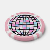Neon Groovy Disco Pokerchips (Einzeln)