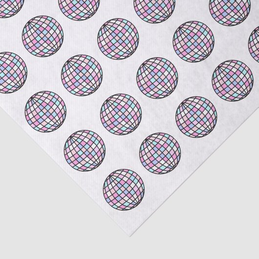 Neon Groovy Disco Seidenpapier (Ausschnitt)