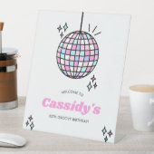 Neon Groovy Disco Sockelschild (In Situ)