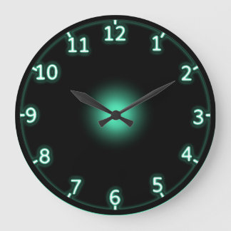 Neon Große Wanduhr