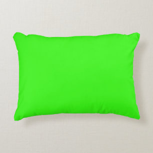 Neon Grün Einfarbig Dekokissen