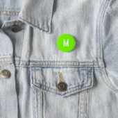 Neon Grün - Monogramm hinzufügen Button (Beispiel)