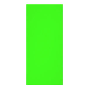 Neon-grüne benutzerdefinierte Rack-Karte Werbekarte