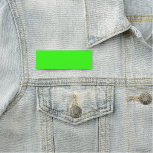 Neon-grüne ID-Etikette – Anpassbar Namensschild