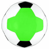 Neon-grüne maßgeschneiderte Fußball (Vorderseite)