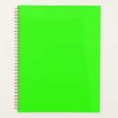 Neon-grüner anpassbarer Planer (Vorderseite)