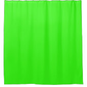 Neon-grüner Duschvorhang – Anpassbar (Vorderseite)